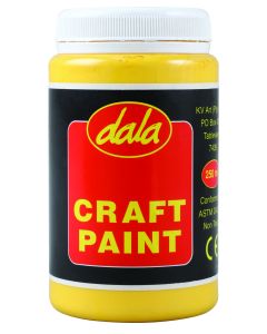 Dala Craft Paint Yellow 250ml CP-250ML-4