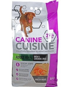 Canine Cuisine Chicken & Rice Flavoured Medium/Large Adult Dog Food 6kg RJ130006
