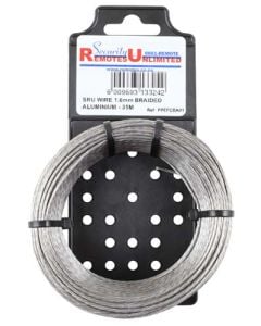 SRU Braided Aluminium Electric Fence Wire 1.6mm x 35m PPEFCBA01