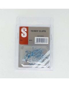 Clamshell Terry Clip 10mm - 6 Pack HCTC010