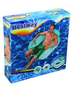 Bestway Flip-Pillow Lounge Inflatable Pool Float 102x94CM 43097B