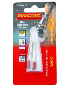 Tork Craft Mini Grinding Stone Cone 3.2mm x 3.2mm Shank TC08410