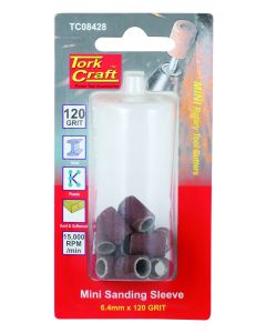Tork Craft 120-grit Mini Sanding Sleeve 6.4mm TC08428