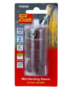 Tork Craft 60-grit Mini Sanding Sleeve 12.7mm TC08429