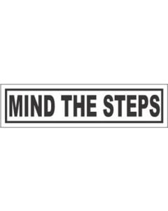 Mind The Steps Sign 50 x 195mm