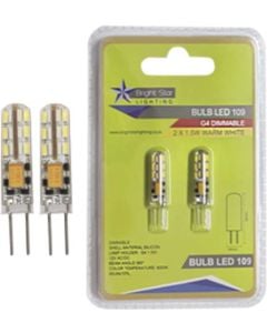 Bright Star 1.5W Warm White G4 LED Lamps - 2 Pack 109
