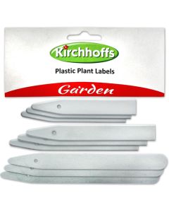 Kirchhoffs White Plastic Labels - 60 Pack TD112