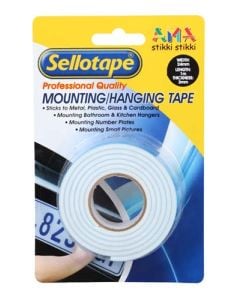 Sellotape Double Sided Mounting Tape 24mm x 1m