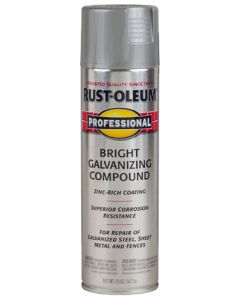 Rust-Oleum Professional Bright Galvanizing Compound Spray Paint 567g 7584838
