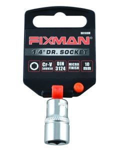 Fixman 1/4" Drive Hex Socket 10mm H0109M