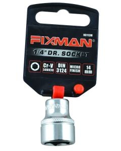 Fixman 1/4" Drive Hex Socket 14mm H0113M