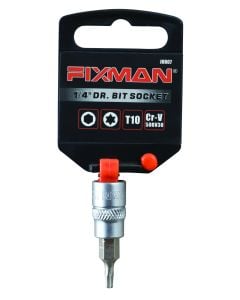 Fixman 1/4" Drive Dr. Bit Torx Socket T10 J0807