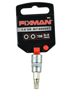 Fixman 1/4" Drive Dr. Bit Torx Socket T30 J0811