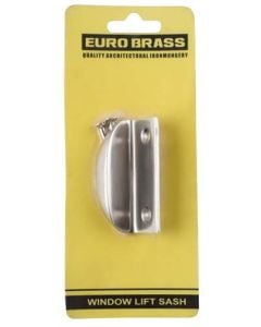 Euro Brass Satin Nickel Flat Window Lift Sash EB5533