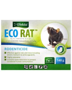 Efekto Eco Rat Rodenticide 140g 34936