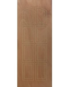 The Door Group Arched Patterned 8 Panel Entrance Hollow Core Door 813 x 2032mm