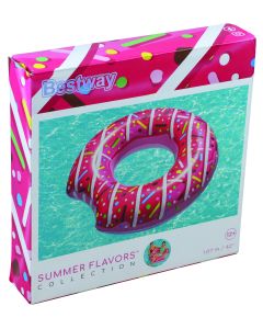 Bestway Pink/Brown Inflatable Pool Donut Ring 36118