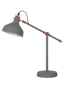 Radiant Grey Metal Table Lamp JF002GY