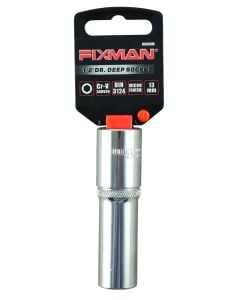 Fixman 1/2" Drive Dr. Deep Socket 13mm H0606M