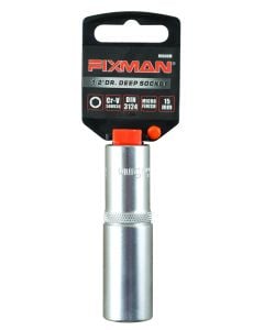Fixman 1/2" Drive Dr. Deep Socket 15mm H0608M