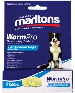 Marltons Wormpro For Medium Dogs 5521C