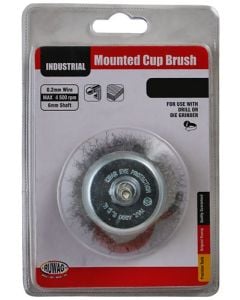 Ruwag Mounted Wire Cup Brush 6 x 12 x 50mm RMWW5012