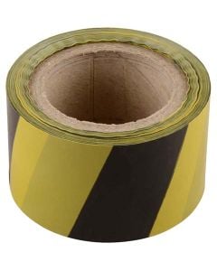 Black & Yellow Barrier Tape 75mm x 100m 3507
