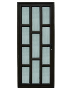 IBuild Aluminium Staggered Pattern Door 900 x 2100mm