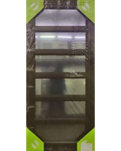 IBuild Aluminium 5 Horizontal Midrail Door 890 x 2090mm