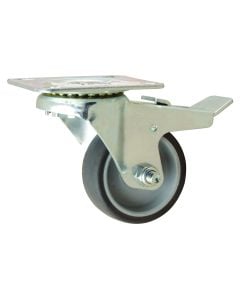 Castor & Ladder Swivel Castor Wheel With Brake 50mm PK-C62