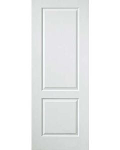 Swartland White Primed Deep Moulded 2 Panel Elegant Embossed Door 813 x 2032mm EBELGLIO