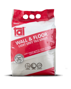 TAL Wall & Floor Grout Light Grey 5kg TFWFG18602