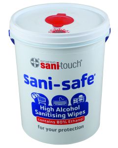 Sanitouch Sani-Safe Sanitiser Wipes - 1000 Pack MDSANISAFE