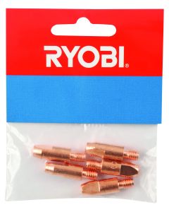 Ryobi Contact Tip M6 x 0.9mm - 5 Pack RW-CT609