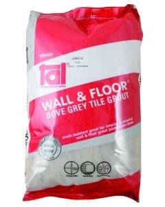 TAL Dove Grey Wall & Floor Grout 2kg TFWFG18050