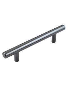 Black Nickel Plastic Bar Handle 96mm - 10 Pack HANPBAR96BNN/10