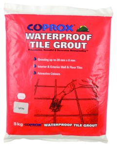 Coprox Light Grey Waterproof Grout 5kg CC-TGLG-5