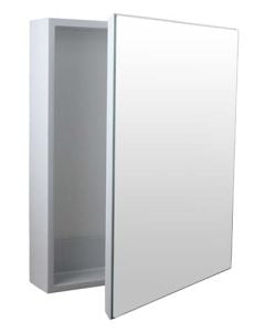 Active Factory White Full Mirror Double Door Bathroom Cabinet AFWHCAB005