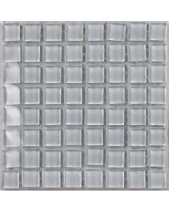 Mosaic Warehouse White Clear Glass Mosaic Tiles 100 x 100mm P-FTM2580/10