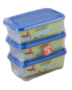 Addis Fresh Stuff Storage Box 200ml - 3 Pack 92221