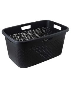 Black Terrazzo Laundry Storage Basket