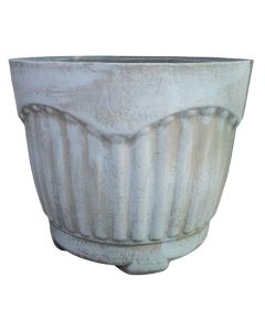 Large Round Fluted Pot 400 x 340mm 7PC257C