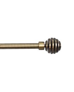 Décor Depot Single Bronze Spiral Expanding Curtain Rod 16-19mm x 1.2-2.1m DT16000013