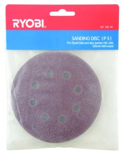 Ryobi 40 Grit Wood Sanding Disk 125mm 50125040