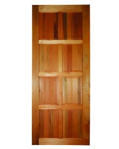 Semi-Exterior Hardwood 8 Panel Door 813 x 2032mm