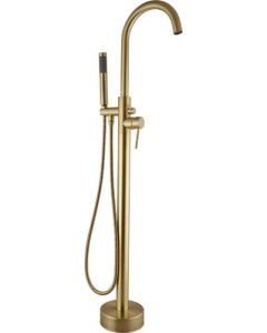 Bijiou Gold Stylet Freestanding Bath Mixer 211371