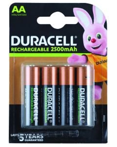 Duracell Rechargeable Ultra AA Batteries - 4 Pack DUR037