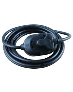 ChamberValue Black Extension Cable With Double Janus Plug 1.5mm x 3m EXT-6AJCK153BK3