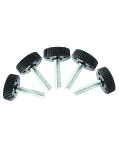 Adjustable Ribbed Foot 6 x 25mm - 4 Pack 1359