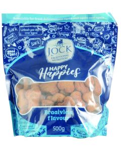 Jock Braaivleis Happy Happies Dog Biscuits 500g